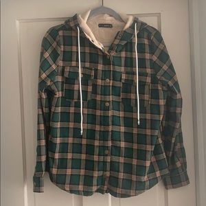 Zaful plaid button up jacket